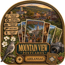 Mountain View Arkansas Postcards/Gifts