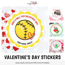 VALENTINE'S DAY STICKERS & TAGS