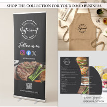 Modern Restaurant Branding Kit Templates