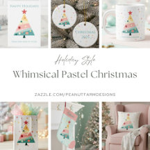 Christmas Party Supplies - Whimsical Pastel