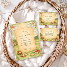 Vintage Baseball Storybook Baby Shower