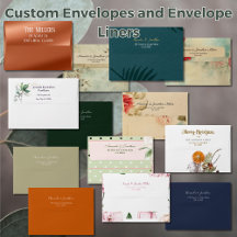 Custom Envelopes and Envelope Liners