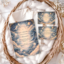 Space Ocean Whales Baby Shower