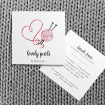 Knitting & Crochet Business Cards - Owlie Nest