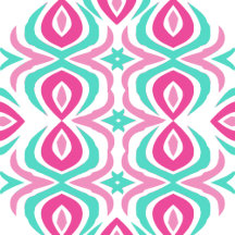 Pink and Teal Pattern