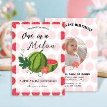 Sweet Watermelon First Birthday Set
