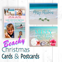 Christmas Cards, Beach / Tropical