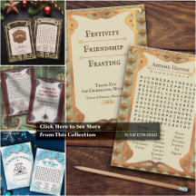 Holiday Themed Word Searches and Activities