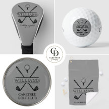 Classic Golf Club Player Name Collection - Gray