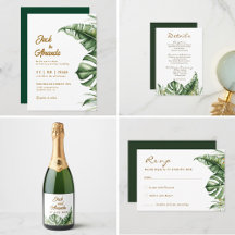 Wedding Collection Greenery Garden Green Leaf