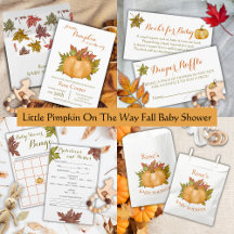 Little Pumpkin On The Way Fall Baby Shower