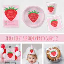 Berry First Birthday Party Supplies