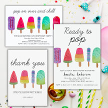 Cute Colorful Popsicles