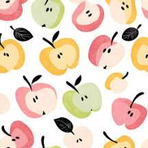  Colorful Cute Apple Pattern Collection