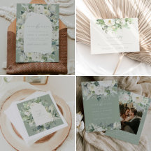 Elegant Floral Wedding Collection   EVANGELINE