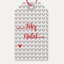 Be my Valentine Knit Heart (Feliz Natal Portugues)