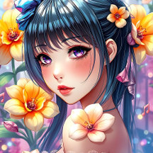 Pretty Mystical Anime Girls 