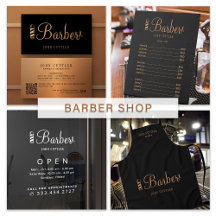 Barber shop men salon marketing materials