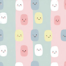 Personalized Smiling Pastel Kawaii Sweets 