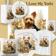 I Love My Yorkshire Terrier Pet Portrait