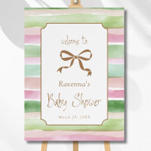 Sage Peach Blush Striped