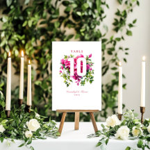 Magenta Wild Roses Wedding