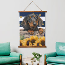 Dachshunds, Sunflowers & Stripes Collection