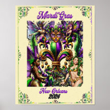 Mardi Gras Wall Art