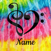 Treble Clef Bass Clef Heart Magnets