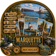 Marquette Michigan Postcards/Gifts