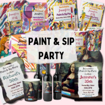 Paint and Sip Party
