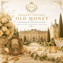 Elegant Vintage Old Money Wedding Collection