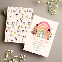 Boho Wildflower Rainbow