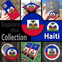 Haiti & Haitian Flag / Port-Au-Prince