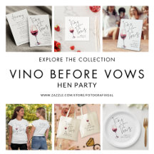 Vino Before Vows Hen Party Collection
