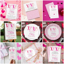 Hugs & Kisses (XOXO) Valentine's Day Bridal Shower