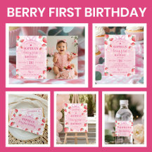 Strawberry Birthday Berry First