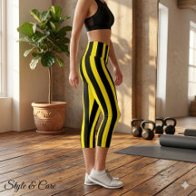 Solid Color High-Waisted Leggings & Capris