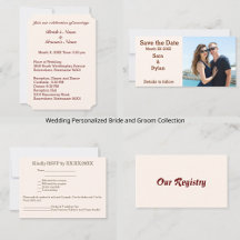 Wedding Personalized Bride & Groom