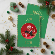 Baby's First Christmas Photo Cards and Gifts