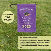 Custom 2025 Grad Flags: Celebrate Your Graduate!