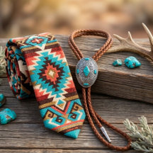 Native Heritage: Tribal Pattern Tie Collection