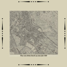 Vintage Karte Österreich Wien | Erdberg 1929