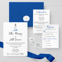Minimalist Lighthouse Wedding Collection
