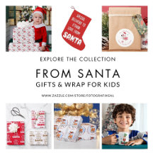 Kids Wrap and Gifts Name from Santa