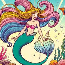 Enchanting Mermaid Birthday Invitation Collection