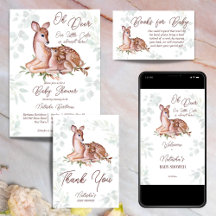 Oh deer woodlands baby shower