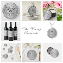 Diamonds & Silver 25th Wedding Anniversary