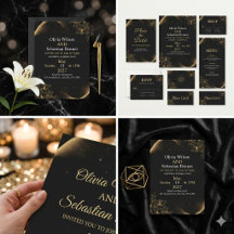 The Visionary Wedding Invitations: Luxury & Modern