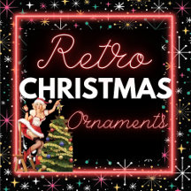 Retro Funny Christmas Ornaments